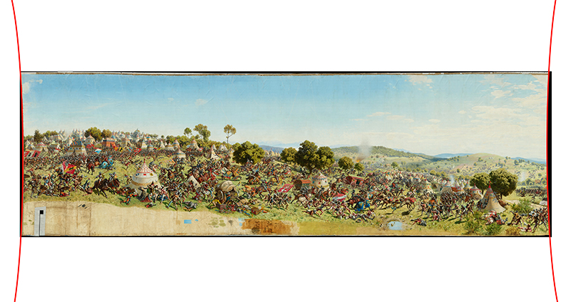 Murten panorama warping